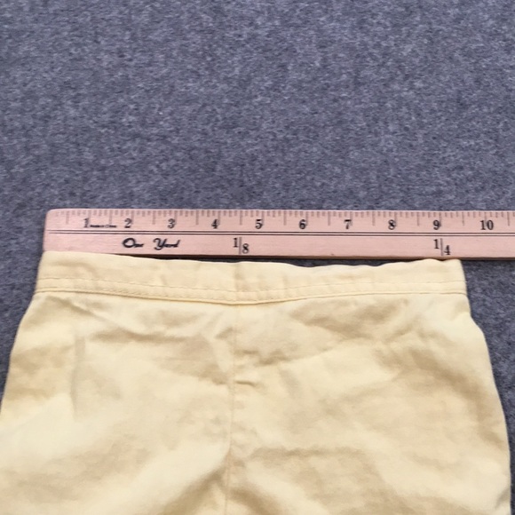 Park Bench Kids‎ Girls Sz 4T Yellow Ruffle Pull On Shorts 100% Cotton - Picture 5 of 6